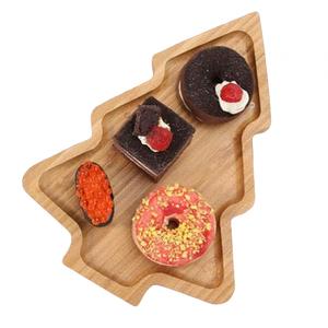 Di Natale di lusso piatto decorativo di Natale in legno che serve vassoio ornamento albero per la decorazione della casa per il Ramadan e di nozze - Product Image 2