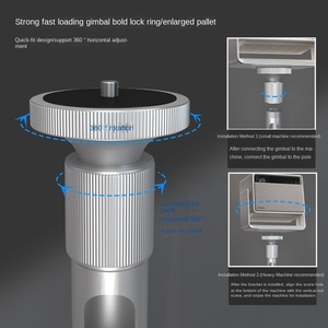 Soporte de Suelo para Proyector de Alta Resistencia, Base Reforzada, Poste Engrosado, Gestión de Cables Interna, Longitud Ajustable 360°, Soporta 10 kg - Product Image 5