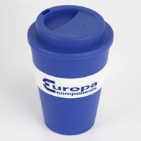 Tasses à café réutilisables en fibre de bambou avec couvercle en plastique PP silicone à emporter de voyage de 12oz 350ml