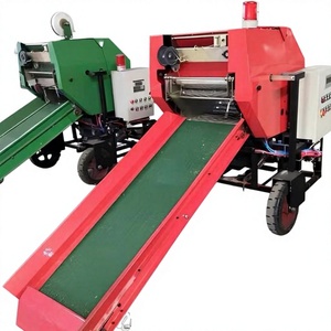 Nouvelle machine à emballer le foin en balles carrées à haute efficacité pour mini-fermes avec moteur, haute productivité 52x55cm - Product Image 1