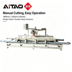 Máquina de Corte Manual AiTao de 2400 mm, Modelo de Trabajo Manual con Empuje, Flexible y de Alta Precisión para Mármol, Cerámica, Cuarzo y Granito - Product Image 1