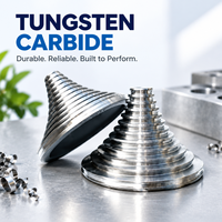 Poulie conique à pas variable en carbure de tungstène pour pulvérisation céramique, pour machine à tréfiler, ligne d'étainnage de câbles, roue de guidage multi-creuses