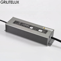 Adaptateur transformateur d'alimentation CC 12V 24V pour projecteur et lampadaire, étanche IP67, boîtier en aluminium, dimmable Triac