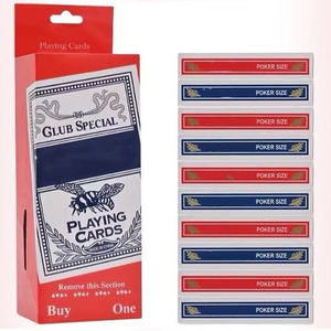 Naipes profesionales de 63x88mm <span class=keywords><strong>al</strong></span> por mayor, naipes de póquer duraderos de alta calidad personalizados para juego - Product Image 1