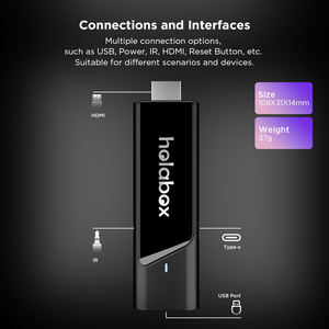 Uuvision T600 2GB + 16GB Android TV Stick 8K Android 14.0 2GB + 16GB bằng giọng nói từ xa Wifi 6 thông minh TV Dongle - Product Image 5
