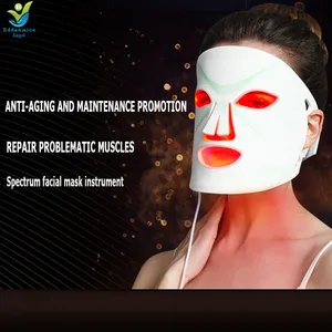 New PDT Led Light Therapy Machine Skin Care Beauty Silicone Red Led Beauty Face Mask For Facial Care