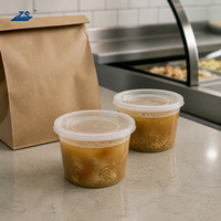 Gobelets à boisson en PP transparent résistants aux fuites de 16 oz avec couvercles, vente directe d'usine