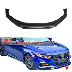 For Honda Accord 10th Gen Sport 2018-2019 Front Bumper <b>Lip</b> Spoiler <b>Splitter</b> Body Kit Made of Carbon - Product Image 1