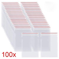 Personnalisé Imprimé Mini Fermeture À Glissière Clair Bonbons Chocolat PE Refermable En Plastique Poly Ziplock Sacs De Stockage De Nourriture Pour L'emballage De Sous-Vêtements