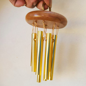 Wholesale High Quality Metal <b>Wind</b> <b>Chime</b> High Frequency Golden Aluminum Alloy for Sound Bath Therapy and Meditation - Product Image 2