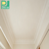 Moulures de plafond en PU de style moderne et simple, moulures flexibles en PU pour salon, chambre à coucher
