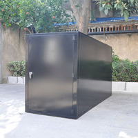 Prix raisonnable isolé extérieur vélo hiver extérieur vélo armoire de rangement boîtes