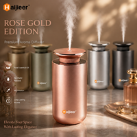 Diffuseur d'arômes de voiture en métal avec capteur de démarrage/arrêt automatique, USB, sans eau, double liquide, machine à huiles essentielles pour hôtel, maison, bureau, spa