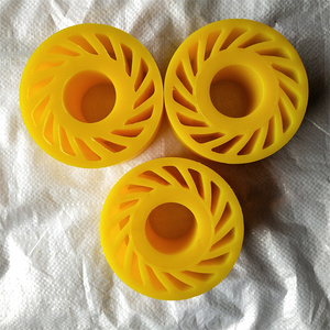 Offres Spéciales Roue Pu sans écrasement Roue Pu rouge et jaune pour l'industrie de l'imprimerie - Product Image 5