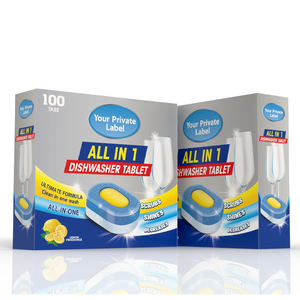 เม็ดล้างจานกลิ่นหอมสดชื่น เป็นมิตรต่อสิ่งแวดล้อม ด้วยส่วนผสมที่มีประสิทธิภาพสูง ขจัดกลิ่นไม่พึงประสงค์ ใช้ได้กับเครื่องล้างจานทุกประเภท - Product Image 1