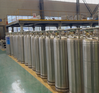 Gaz Liquide Cryogénique de Haute Qualité à Bas Prix, Nouveau, en Acier Inoxydable Double Couche, Écologique, pour Azote Liquide LO2, Argon LAr, Gaz Naturel Liquide LNG, et CO2 Liquide LCO2