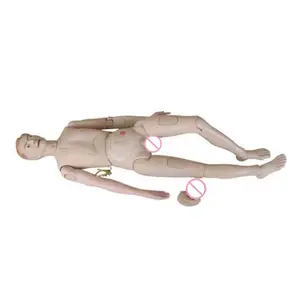 Multi-funcional de simulador de paciente hombre formación de enfermeras del maniquí