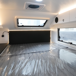 American Camp Sale Usa 15ft <span class=keywords><strong>Vintage</strong></span> Fiberglass Expandable Hybrid Caravan Australia Travel Trailer Camper With Ensuite Salle de bain - Product Image 6