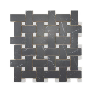 Mosaico in Carbone Viena 30x30 Cm, Finitura Satinata Rettificata, Spessore 8,5 Mm - Product Image 4