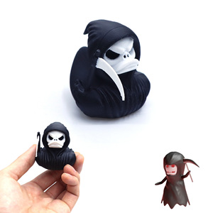 Adorno de Halloween con forma de pato Grim Reaper, decoración con forma de animal impresa en 3D, regalo para adultos - Product Image 1