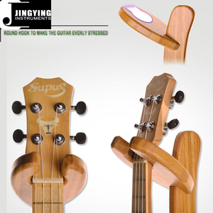 2024 Jingying <strong>Music</strong> Guitar <strong>Stands</strong>,Wholesale New 2 in 1 Bamboo Hanging Guitar <strong>Stands</strong> with <strong>Music</strong> <strong>Stand</strong> for Guitar Ukulele - Product Image 4