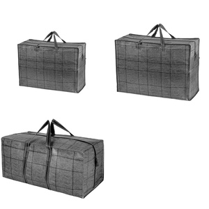 2022 Heavy Duty Extra Moving Bag Tote Clothes Organizer Large Capacity Clothes Storage Bag Organizer
