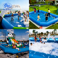 Piscine gonflable de grande taille de haute qualité, spécialement conçue pour les activités commerciales, en PVC, pour les parcs et les places en plein air