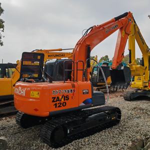 HITACHI รถขุด ZX120รถแบคโฮขนาดกลางพร้อมเครื่องยนต์และปั๊ม12TON ถังขนาด0.52เมตรสภาพดีจุดขาย - Product Image 2