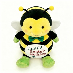 Peluche Abeille Personnalisée pour Halloween, Remplissage en Coton PP, Jouet en Peluche pour Enfants de 0 à 24 Mois, Cadeau Unisexe pour Halloween - Product Image 4