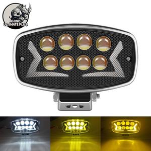 RHINO Nuevo Producto Venta Directa Luz LED de 5 Pulgadas 12V Amarillo Blanco Disipación Rápida de Calor 100W Accesorio Automotriz Foco LED - Product Image 2