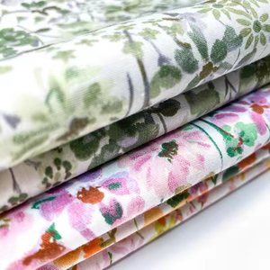 100% tela de algodón con estampado Floral para ropa, blusa, vestidos, tela, fabricante de <span class=keywords><strong>Material</strong></span> textil - Product Image 3
