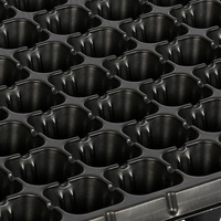 Plateau de germination de semences à 105 cellules en plastique PET/PS pour serres agricoles, épaisseur 0,4 mm - 1,5 mm