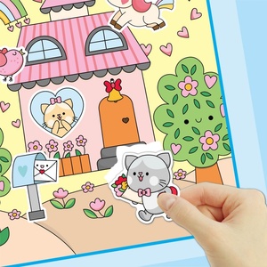 Tablero de Dibujo de Viaje para Niños, Juego Silencioso, Papel Ecológico, Educativo, Encuentra Pegatinas, Diversión, Entrenamiento de Pensamiento, Busca y Encuentra - Product Image 1