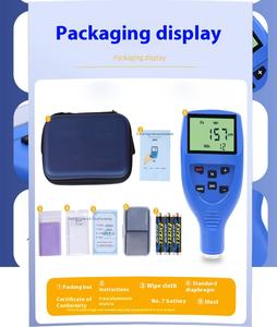 Jauge d'épaisseur de revêtement de précision SITEKE GC8102, précision 3%h+2m, mesure de l'alcalin, de l'époxy, de la peinture automobile, du fer, de l'aluminium - Product Image 3