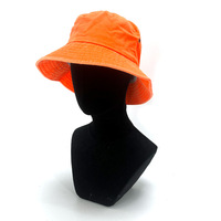 Gorra de Pesca Tipo Bucket Personalizada al por Mayor, Color Fluorescente, Verde Sólido, Naranja Fluorescente