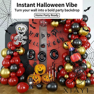 Nuove Decorazioni a Tema Halloween/Festa dei Fantasmi, Kit Arco di Palloncini in Alluminio, Palloncini a Forma di Bottiglia di Vino, Cartoni Animati - Product Image 3