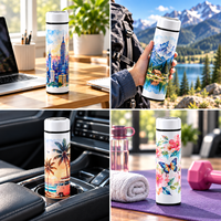 Botol Tumbler Termos 500 ml untuk Olahraga, Sublimasi, Cetak Kosong, Hadiah Bisnis, Outdoor, Botol Vakum