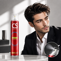 Spray Fixant Professionnel pour Cheveux Bouclés, Séchage Rapide, Fini Mat Naturel, Produit de Soin Capillaire, Vente en Gros Usine OEM ODM