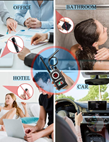 Détecteur GPS amélioré F88 avec écran LCD, détecteur de signaux RF sans fil, traceur GPS, détecteur d'appareils d'écoute réseau IP