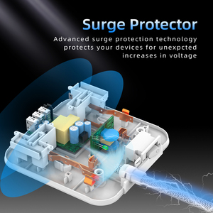 Power Strip với USB và Loại C mở rộng dây mới nhất mở rộng ổ cắm 4 Outlet - Product Image 3
