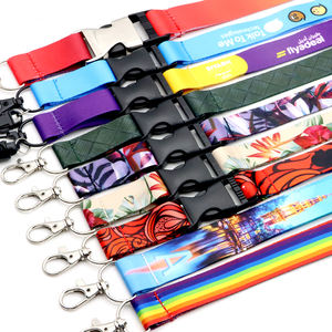 最小注文数なし メーカー 格安 パーソナライズド ネックストラップ ポリエステル 昇華印刷 ロゴ付き カスタムネックストラップ - Product Image 3
