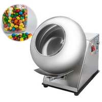 Machine de revêtement de noix de chocolat Petite mini machine de cuisson au chocolat commerciale Machine de revêtement de chocolat de biscuit