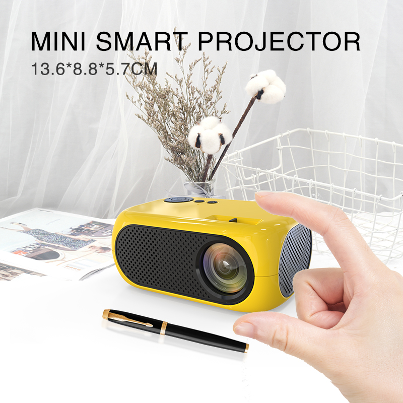 ミニプロジェクター　1280*720P 4K 3Dに対応 The tiny mobile projector that can also be used for 3D was