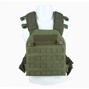 Gilet tactique noir pour l'entraînement sur le terrain en plein air Gilet de sécurité Molle léger et imperméable - Product Image 2
