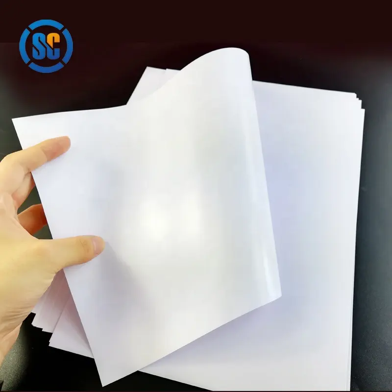 Original manufacturer- A4 size inkjet printing plastic pvc sheet with different thickness