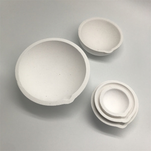 융합된 실리카 세라믹 크루시블 석영 세라믹 금 및 은 용해 접시 세라믹 그릇 - Product Image 1
