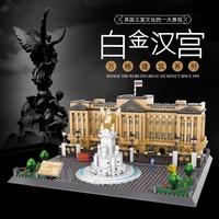 Wange 6224 monde monuments ensembles de construction célèbre Londres Buckingham Palace bloc ensemble vue sur la rue Construction blocs de construction jouets