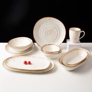 Pratos de cerâmica de logotipo personalizado, pratos de cerâmica para pratos de restaurantes - Product Image 3