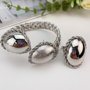 أحدث مجموعات المجوهرات الذهبية البرازيلية لعام <span class=keywords><strong>2026</strong></span>، قلادة فريدة للحفلات وحفلات الزفاف للنساء FHK24518 - Product Image 4