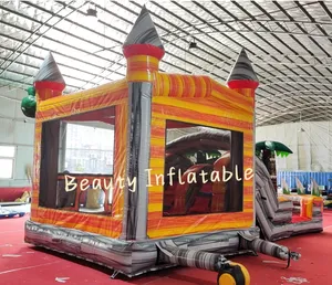 Hot Sale Dinosaur Claws Theme Castle Inflatable Bounce House Combo For Rental Business